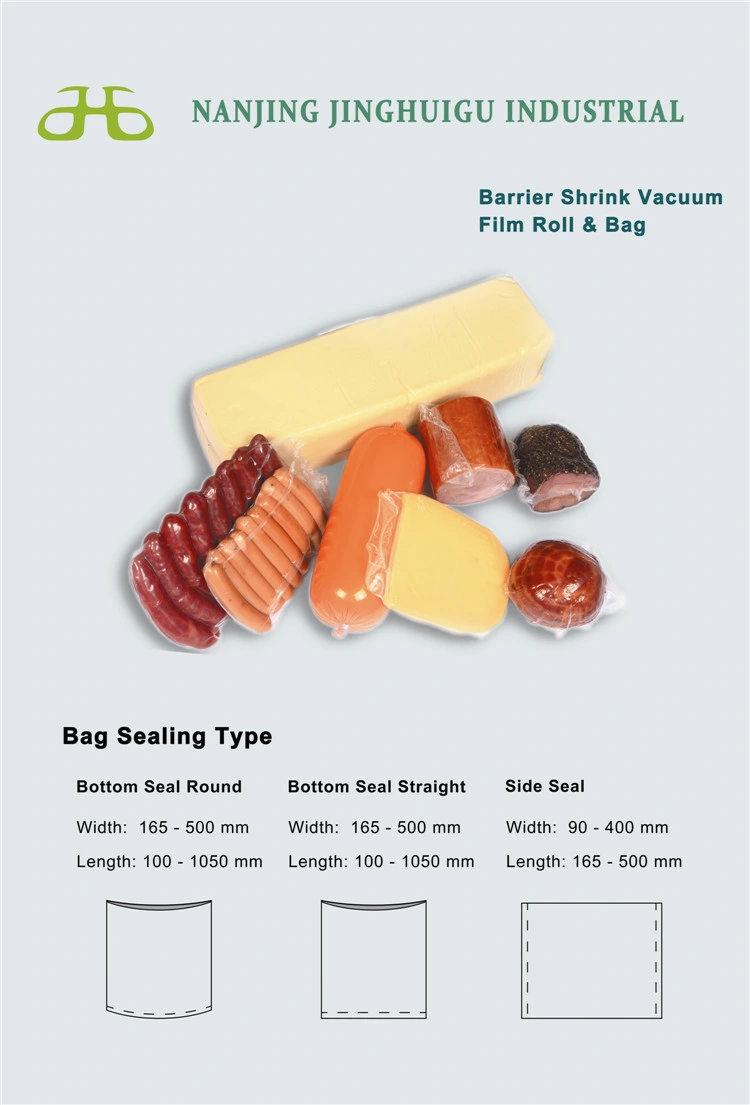 PA PE EVOH Nylons POF Vacuum Shrink Film Bags for Frozen Fresh Fresh Pork Poultry Beef Lamb Seafood Processed Hams Marinated Meat Food Film Food Packing