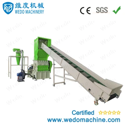 Waste PE/LDPE/LLDPE/HDPE Film ABS/PS/EPS/EVA/PA/TPU Flakes PP Woven Non-Woven Fiber/Fabric/Silk Compactor Agglomeration/Extrusion Recycling Granulation Machine