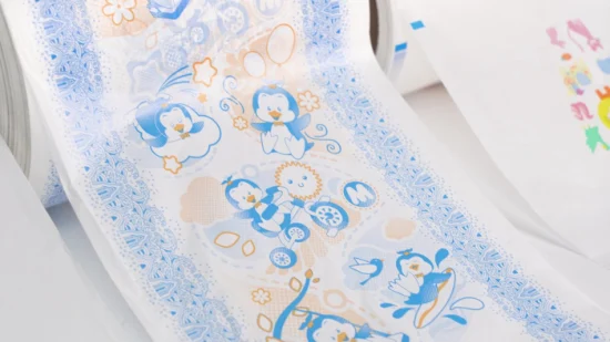 Baby Diaper Raw Materials Nonwoven Backsheet PE Film